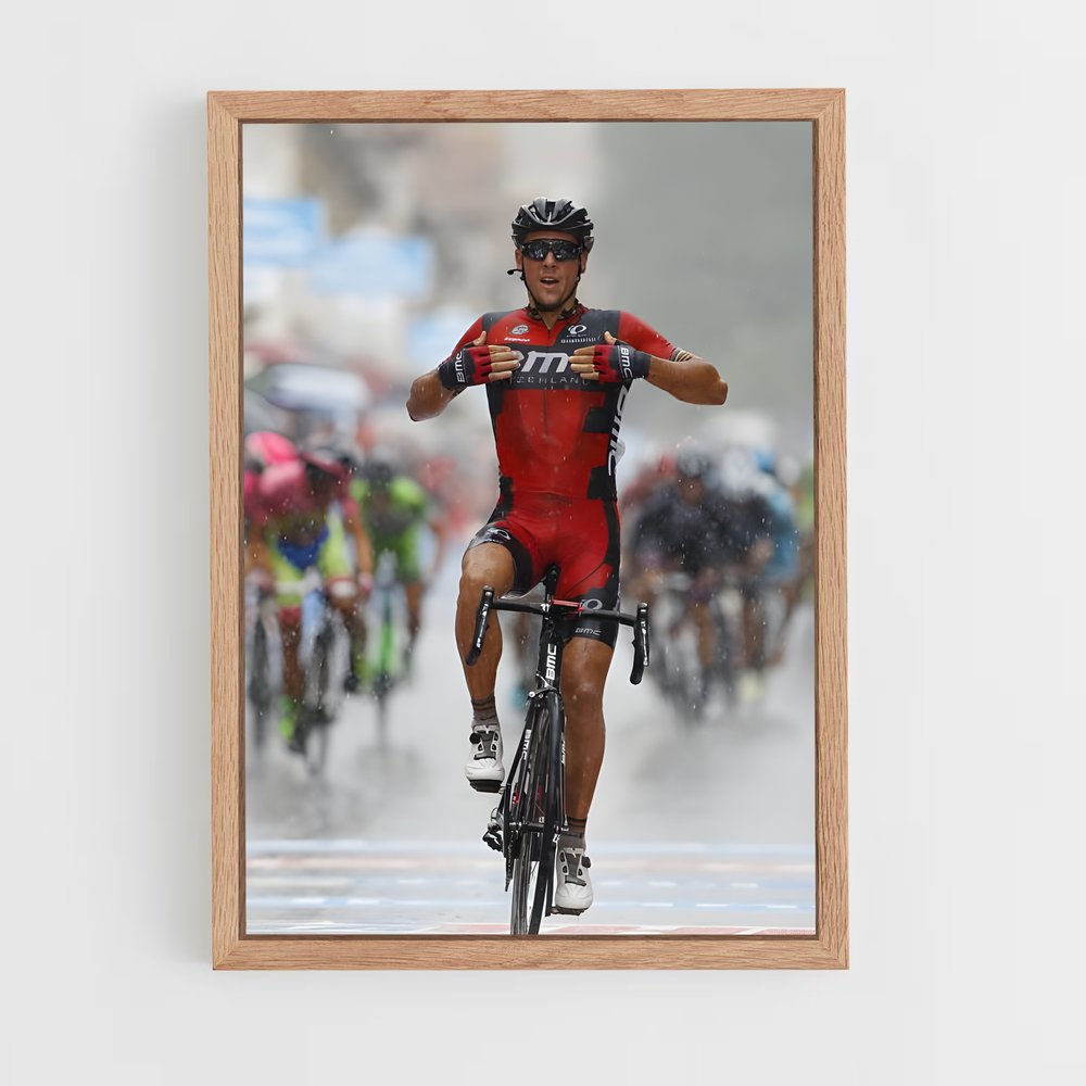 Poster Pleuvoir sur deux Roues – affiche Cyclisme (vue 4)